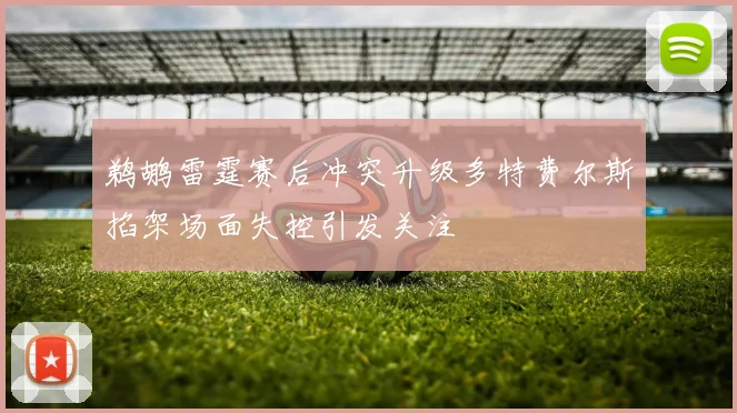 鹈鹕雷霆赛后冲突升级多特费尔斯掐架场面失控引发关注