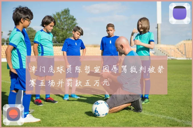 津门虎球员陈哲宣因辱骂裁判被禁赛五场并罚款五万元